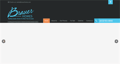 Desktop Screenshot of brauerhomes.com
